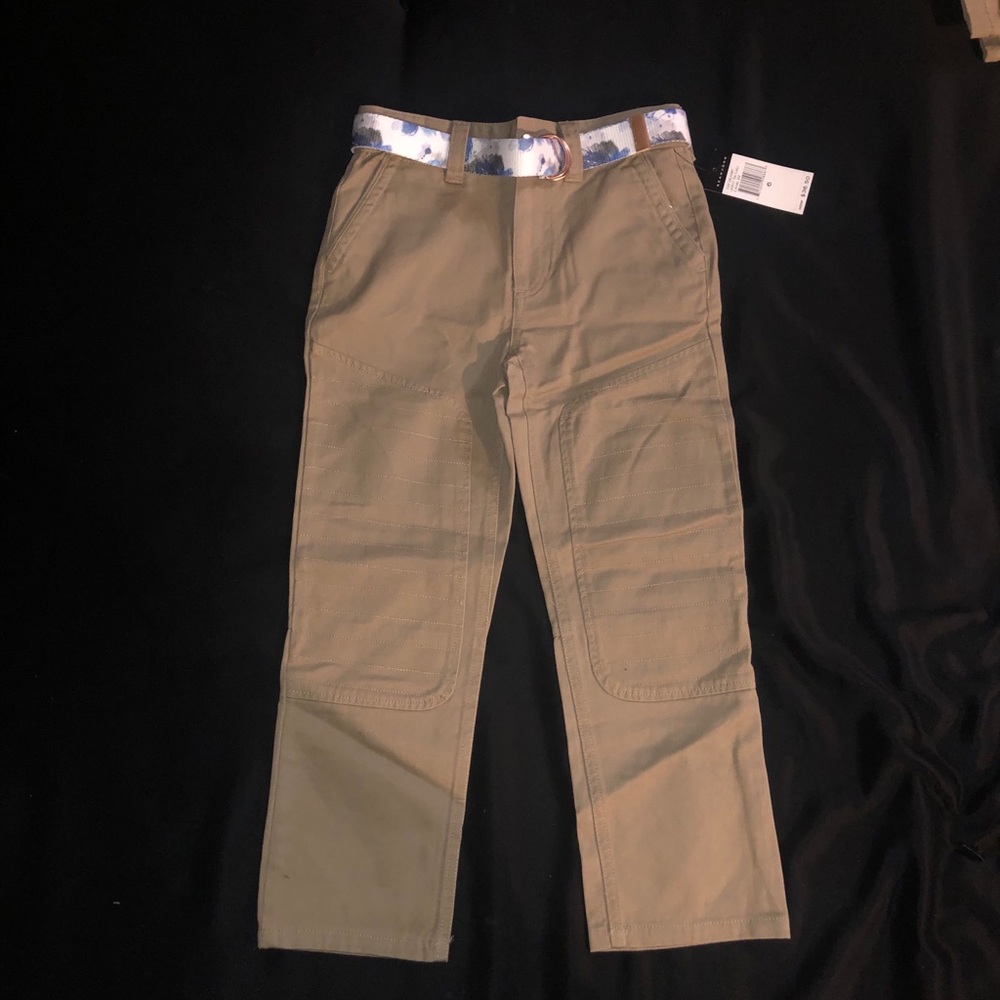 Boy’s Sean John Khaki Pants with Belt Sizes 6 - 7